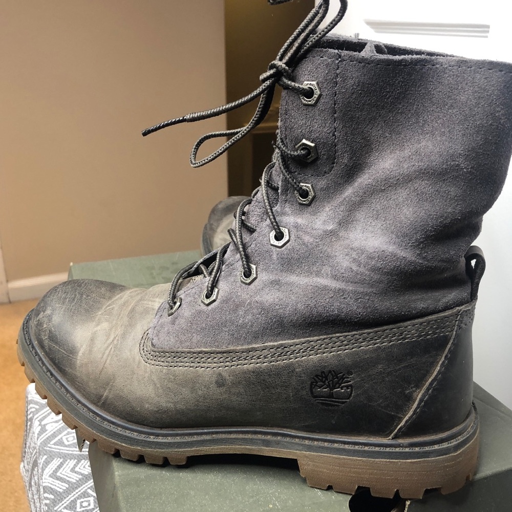 Timberland Earthkeepers Suede Grey Boots